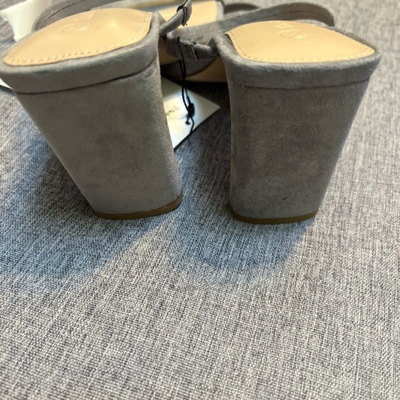 The Drop Women's Avery Square Toe Two Strap High Heeled Sandal - Picture 7 of 8